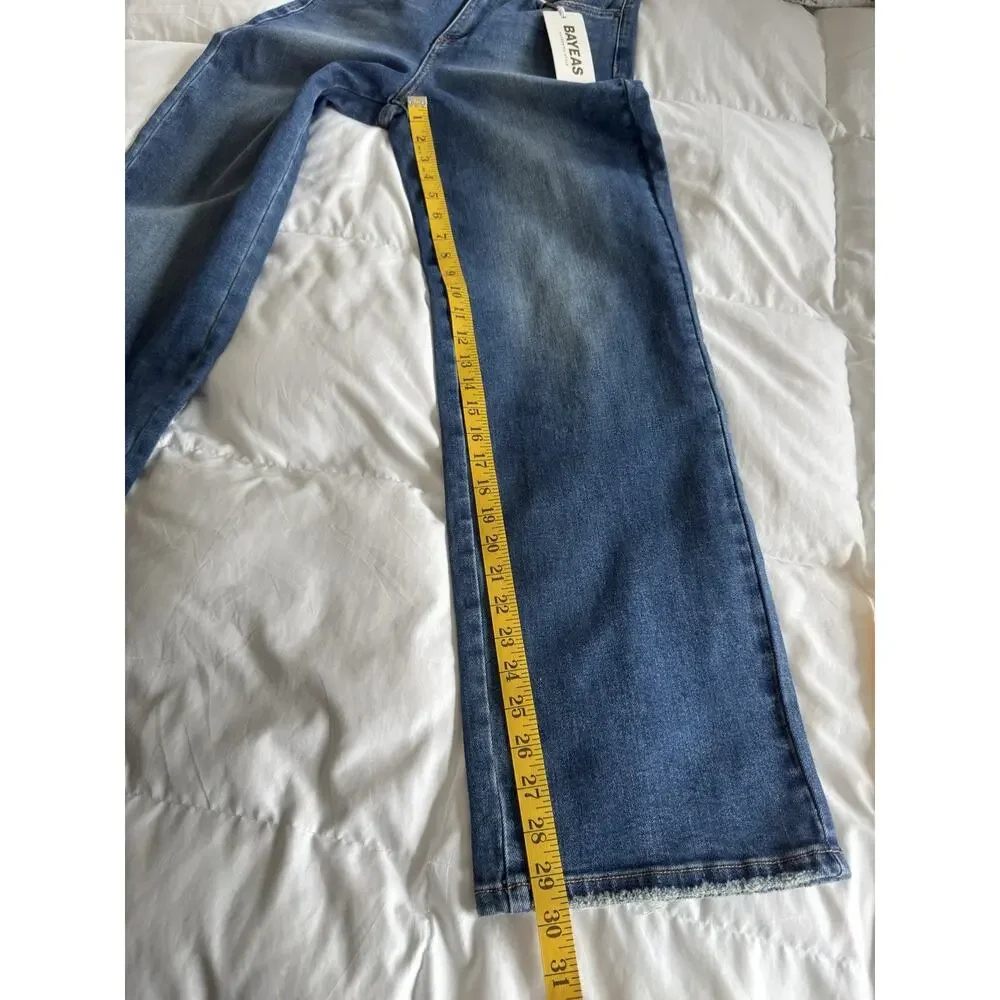 Bayeas NWT High Rise Vintage Straight Denim Jeans Nordstrom 27 x 30